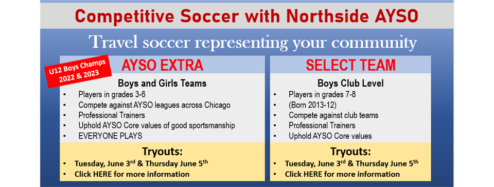 Extra & SELECT Tryouts